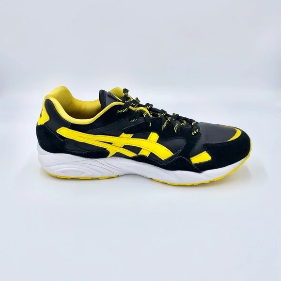 Asics Gel Diablo ‘Welcome To The Dojo’ Sun Logo Yellow Black Sneaker Men’s Sz 10 - Picture 8 of 11